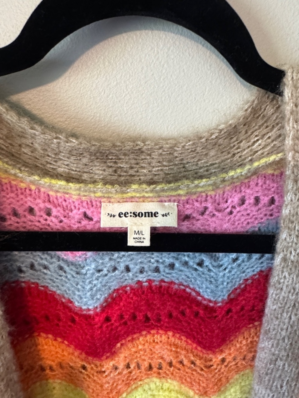 Eesome Colorful Knit Cardigan - Picture 2 of 5